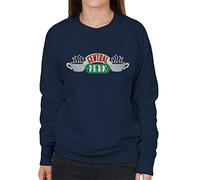 All+Every Friends Central Perk Women's Sweatshirt Navy Blue