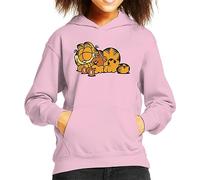 All+Every Garfield Pooky Cuddle Kid's Hooded Sweatshirt Light Pink