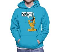All+Every Garfield YAWN Men's Hooded Sweatshirt Sapphire