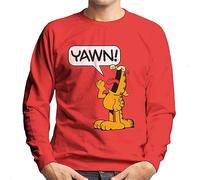 All+Every Garfield YAWN Men's Sweatshirt Red