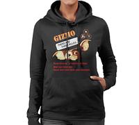 All+Every Gremlins Gizmo There are Three Rules Women's Hooded Sweatshirt