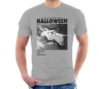 All+Every Halloween Michael Myers Standing by Clothes Line Men's T-Shirt Heather Grey