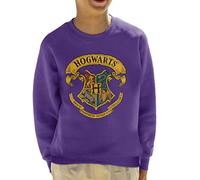 All+Every Harry Potter All Hogwarts Crest Kid's Sweatshirt Purple