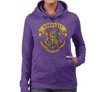 All+Every Harry Potter All Hogwarts Crest Women's Hooded Sweatshirt Purple