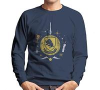 All+Every Harry Potter Christmas Hufflepuff Bauble Men's Sweatshirt Navy Blue