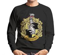 All+Every Harry Potter Hufflepuff House Crest Men's Sweatshirt Black