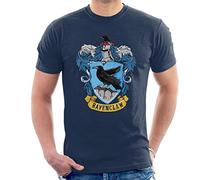 All+Every Harry Potter Ravenclaw House Crest Men's T-Shirt Navy Blue