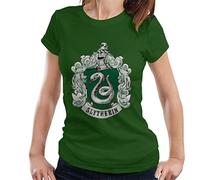 All+Every Harry Potter Slytherin House Crest Women's T-Shirt Bottle Green