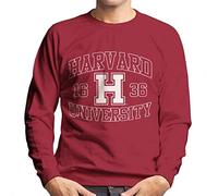 All+Every Harvard University 1636 Sports Text Logo Men's Sweatshirt Cherry Red