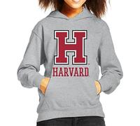 All+Every Harvard University Varsity Red H Logo Kid's Hooded Sweatshirt
