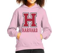 All+Every Harvard University Varsity Red H Logo Kid's Hooded Sweatshirt