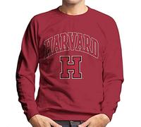 All+Every Harvard University Varsity Sports Logo Men's Sweatshirt Cherry Red