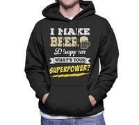 All+Every I Make Beer Disappear Whats Your Superpower Men's Hooded Sweatshirt Black