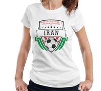 All+Every Iran World Football Shield Women's T-Shirt White