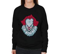All+Every IT Pennywise Cracked Head Women's Sweatshirt Black