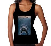All+Every Jaws Classic Poster Stalking Prey Women's Vest