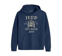 All+Every Jeep 4x4 Off Road Spirit Men's Hooded Sweatshirt Navy Blue