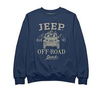 All+Every Jeep 4x4 Off Road Spirit Men's Sweatshirt Navy Blue