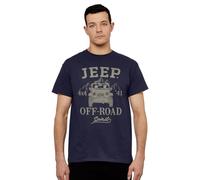 All+Every Jeep 4x4 Off Road Spirit Men's T-Shirt Navy Blue