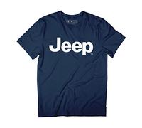 All+Every Jeep Classic Text Logo Men's T-Shirt Navy Blue