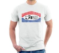All+Every JT Racing Fading Classic Logo Men's T-Shirt White