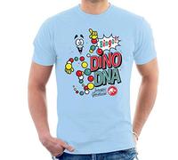 All+Every Jurassic Park Bingo Dino DNA Men's T-Shirt Sky Blue
