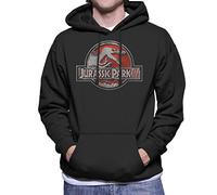 All+Every Jurassic Park III Spinosaurus Classic Logo Men's Hooded Sweatshirt Black
