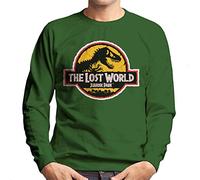 All+Every Jurassic Park The Lost World White Outline Logo Men's Sweatshirt
