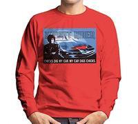 All+Every Knight Rider Chicks Dig My Car Men's Sweatshirt Red