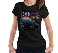 All+Every Knight Rider KITT The Original Smart Car Women's T-Shirt Black