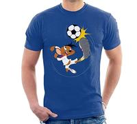 All+Every Looney Tunes Football Speedy Gonzales Kicking Ball Men's T-Shirt Royal Blue