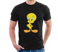 All+Every Looney Tunes Tweety Pie Men's T-Shirt Black