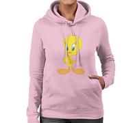 All+Every Looney Tunes Tweety Pie Women's Hooded Sweatshirt Light Pink