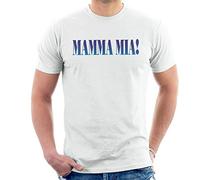 All+Every Mamma Mia Theatrical Logo Men's T-Shirt White
