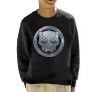 All+Every Marvel Black Panther Steel Mask Logo Kid's Sweatshirt