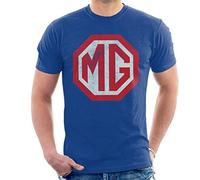 All+Every MG Classic Logo British Motor Heritage Men's T-Shirt Royal Blue