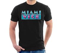 All+Every Miami Vice Reflective Logo Men's T-Shirt Black