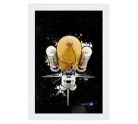 All+Every NASA Atlantis Shuttle Paint Splatter A3 Print Poster Wall Art