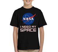All+Every NASA I Need My Space Kid's T-Shirt Black