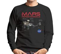 All+Every NASA Mars Perseverance Labelled Men's Sweatshirt Black