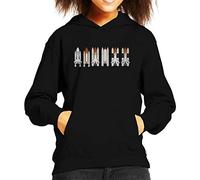 All+Every NASA Space Shuttle Program Kid's Hooded Sweatshirt Black