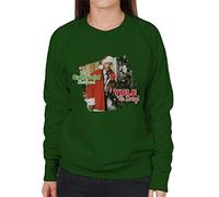 All+Every National Lampoon's Christmas Vacation Yule Be Sorry Women's Sweatshirt Bottle Green