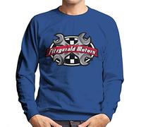 All+Every Neighbours Fitzgerald Motors Logo Men's Sweatshirt Royal Blue