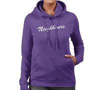 All+Every Neighbours White Logo Women's Hooded Sweatshirt