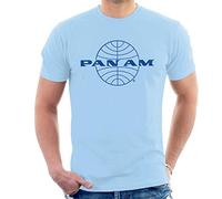 All+Every Pan Am Classic Blue Logo Men's T-Shirt