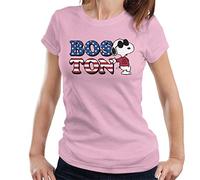 All+Every Peanuts Boston Snoopy Joe Cool Women's T-Shirt Light Pink
