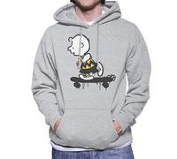 All+Every Peanuts Charlie Brown Skateboard Graffiti Men's Hooded Sweatshirt