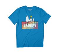 All+Every Peanuts Snoopy and Woodstock Rainbow Block Men's T-Shirt