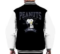 All+Every Peanuts Snoopy and Woodstock San Francisco Be Kind Men's Varsity Jacket