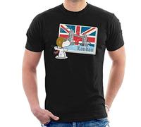All+Every Peanuts Snoopy in London Men's T-Shirt Black